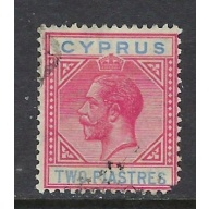 Cyprus 80 Used 1921 issue  short corner perf (ap8802)