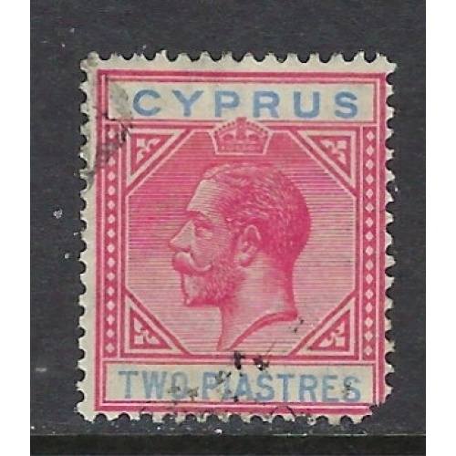 Cyprus 80 Used 1921 issue  short corner perf (ap8802)