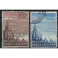 Vatican C22-23 Used 1953 set (an4166)