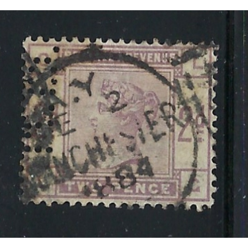 Great Britain 100 Used 1884 issue (fe4600)