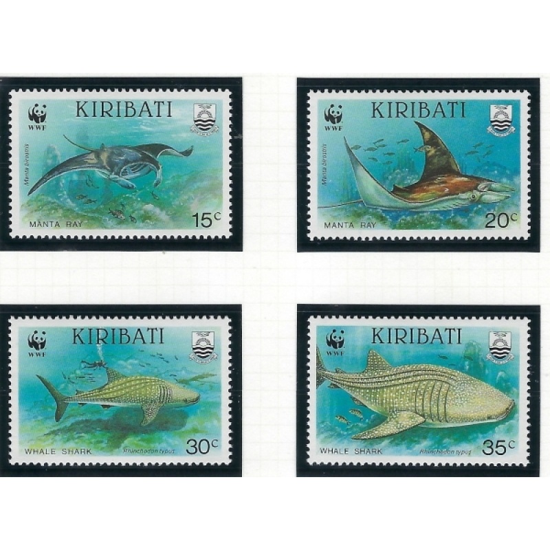 Kiribati 562-65 MNH 1991 Marine Life (ak4055)