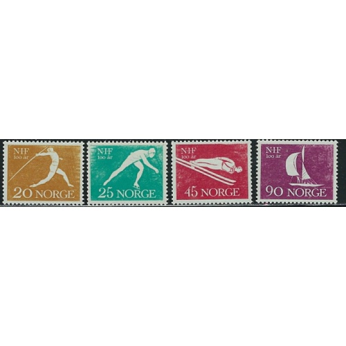 Norway 389-92 MNH 1961 Sports (an7007)