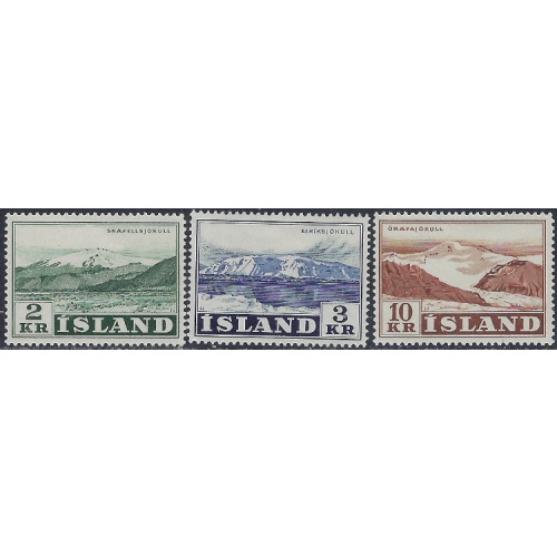 Iceland 302-04 MLH 1957 Glaciers (ak6429)