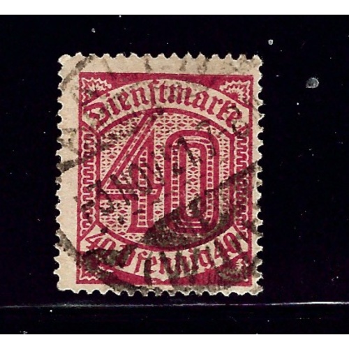 Germany O7 Used 1920 Issue     (P117)
