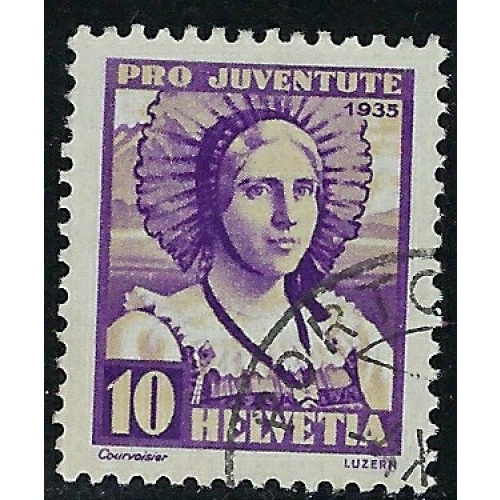 Switzerland B74 Used 1935 issue (fe2207)