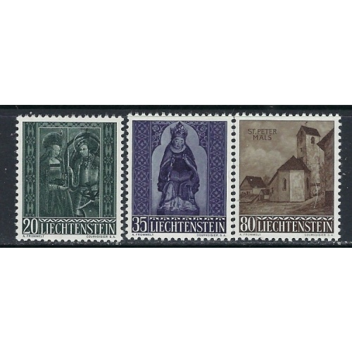 Liechtenstein 329-31 MNH 1958 Chistmas (ak4597)