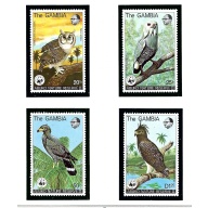 Gambia 381-84 MNH 1978 Birds of Prey
