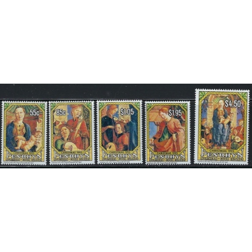 Penrhyn Is 436-40 MNH 1993 Christas (fe1144)