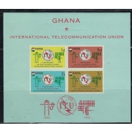 Ghana 207a MNH 1965 Intl Telecommunications Union (an2582)