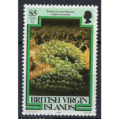 British Virgin Is 380 MNH 1980 Marine Life (an7875)