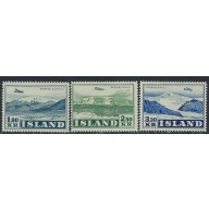 Iceland C27-29 MH 1952 set (ak5507)