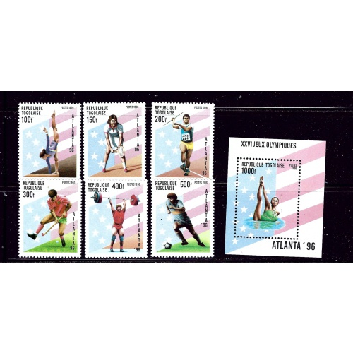 Togo 1695-1701 MNH 1996 Olympics