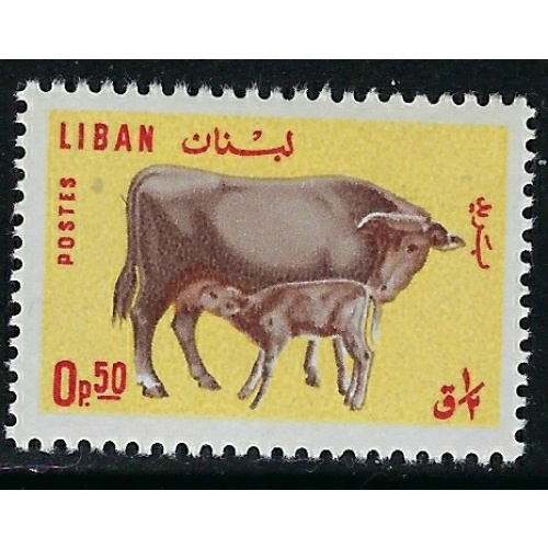 Lebanon 440 MLH 1965 Cow and Calf (fe2047)