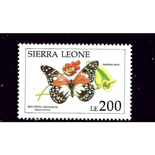 Sierra Leone 1403 MNH 1991 Butterflies