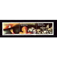 Brazil 2166 MNH 1989 Strip of 3   #2