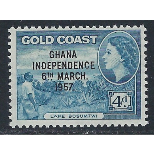 Ghana 27 MNH 1958 overprint (ak4921)