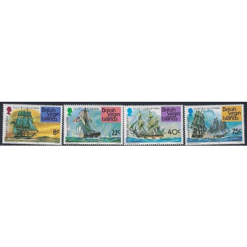 British Virgin Is 309-12 MNH 1976 American Bicentennial (ak6890)
