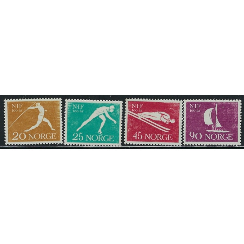 Norway 389-92 MNH 1961 Sports (an5606)