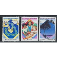 Cocos Is 169-71 MNH 1987 Christmas (fe4803)