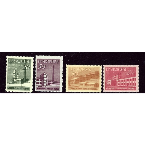 Albania 697-700 MNH 1963 Industrial Development (ap3578)