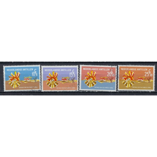Netherlands Antilles B85-88 Used 1968 set (ak2904)