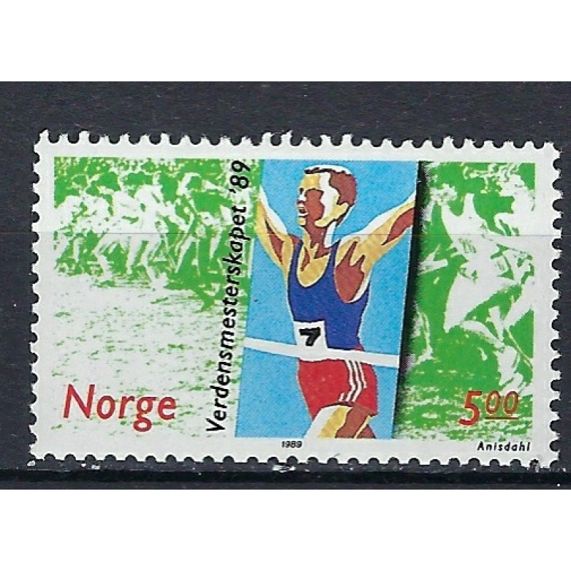 Norway 937 MNH 1989 Cross Country Running (ak1274)