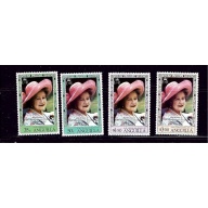 Anguilla 394-97 MNH 1980 Queen Mother Birthday
