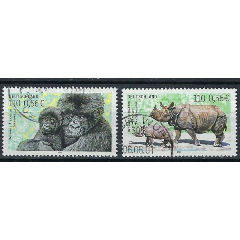 Germany 2124-25 Used 2001 set (an8760)