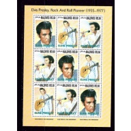 Maldives 1836 NH 1993 Elvis Presley Sheet of 9