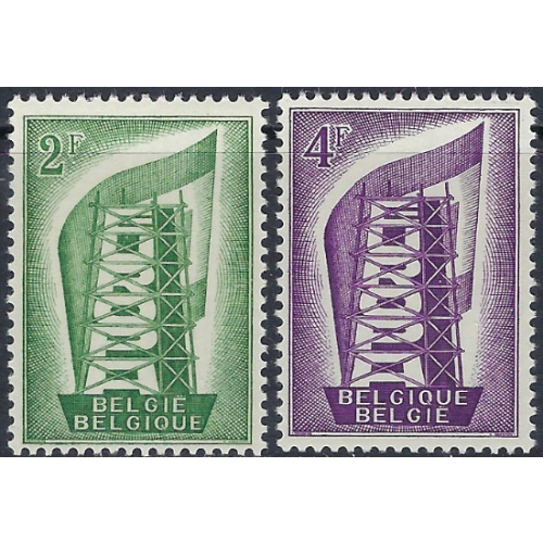 Belgium 496-97 MNH 1956 Europa (ak6418)