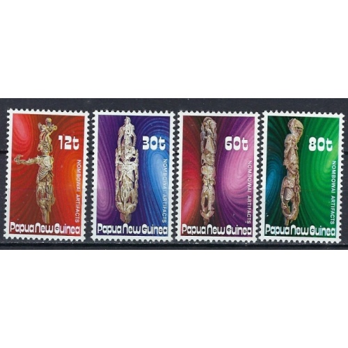 Papua New Guinea 632-35 MNH 1985 Totems (ak2975)