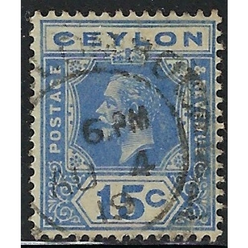 Ceylon 206 Used 1912 issue (fe9076)