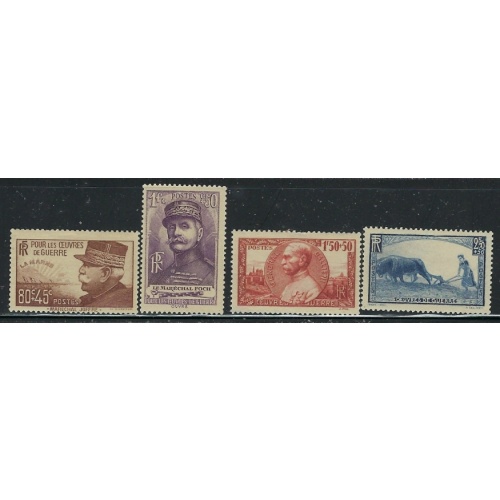 France B97-100 MH 1940 set (fe7628)