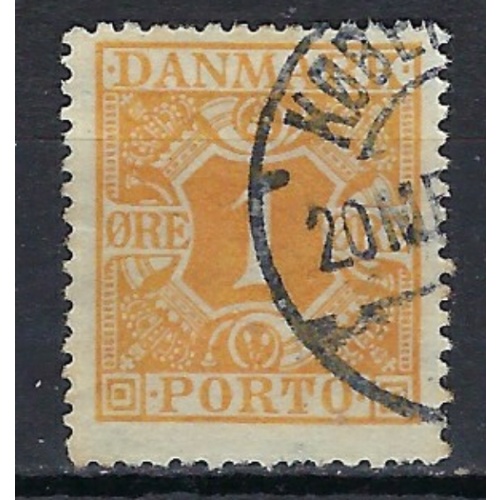 Denmark J9 Used 1922 issue (an9559)