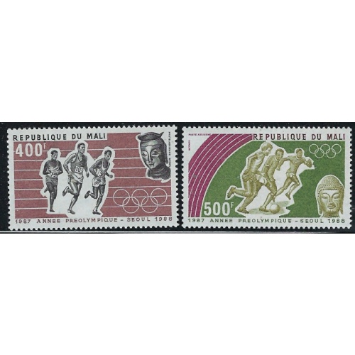 Mali C534-35 MNH 1987 Olympics (fe8007)