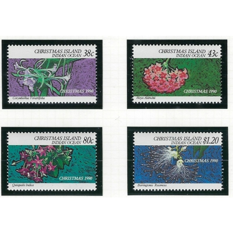 Christmas Is 294-97 MNH 1990 Christmas (ak5009)