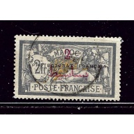 French Morocco 53 Used 1914 overprint