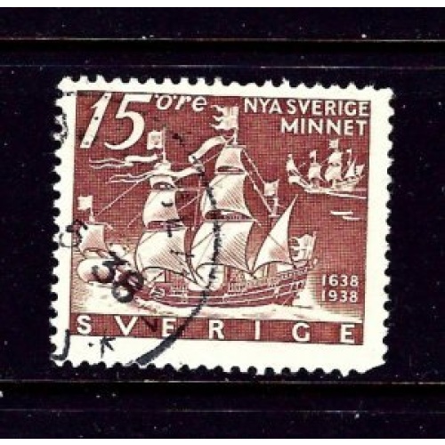 Sweden 274 Used 1938 issue (ap9155)