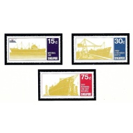 Singapore 126-28 MNH 1970 Singapore Shipping Industry