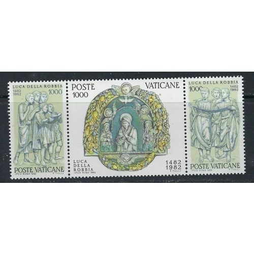 Vatican 709a MNH 1982 strip of 3 (ak3358)