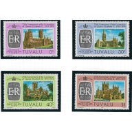 Tuvalu 81-84 MNH 1978 QEII Silver Jubilee (an4774)