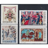 Sweden 1024a;1026a MNH 1973 Christmas in pairs (ak5995)