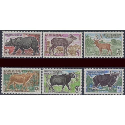 Cambodia 295-300 MH 1972 set (ak6209)