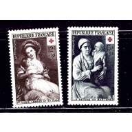 France B282-83 MH 1953 Paintings    (ap1348)