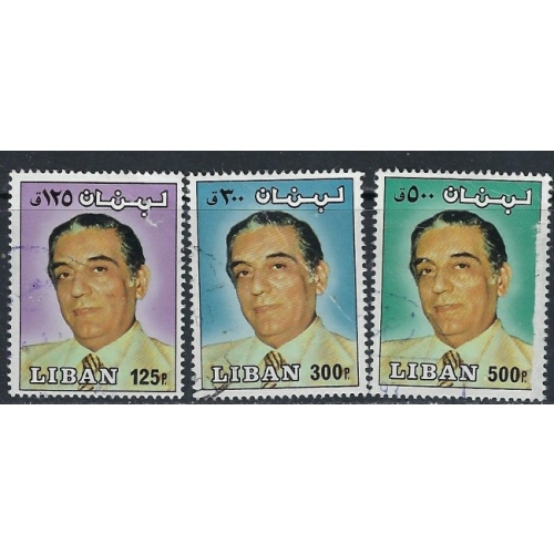 Lebanon 464-66 Used 1981 set (ak4836)