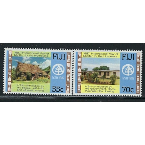 Fiji 572-73 MNH 1987 set (fe2367a)