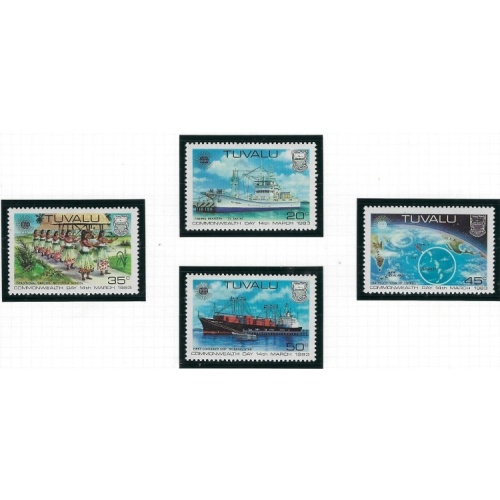 Tuvalu 196-99 MNH 1983 Commonwealth Day (an4948)