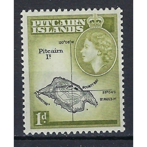 Pitcairn Is 21 MH 1957 issue (an9150)