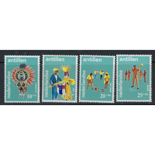 Netherlands Antilles B93-96 MNH 1969 Folklore (mm1427)