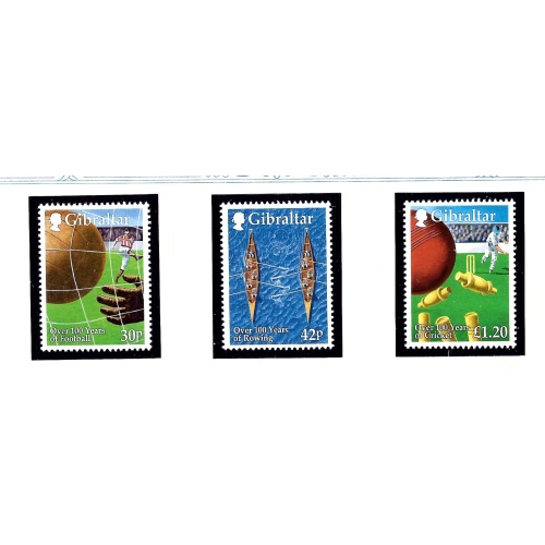 Gibraltar 817-19 MNH 1999 Sports in Gibraltar (KA)